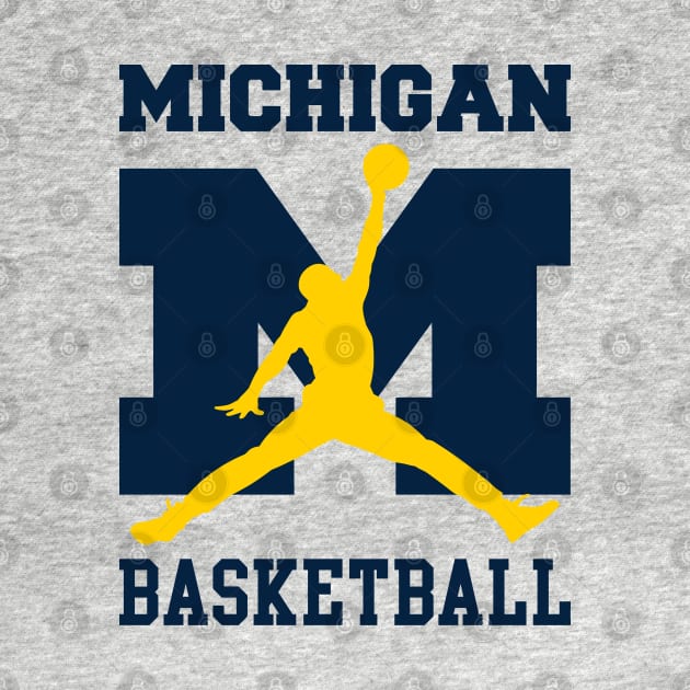 Michigan Basketball by Vamp Pattern